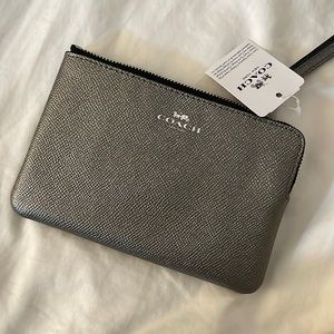 Coach Leather Wristlet